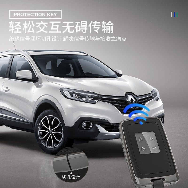 Suitable For Dongfeng Renault Correga Key Cover Correga 2022 Renault Metal Protective Case Buckle Bag - Image 5